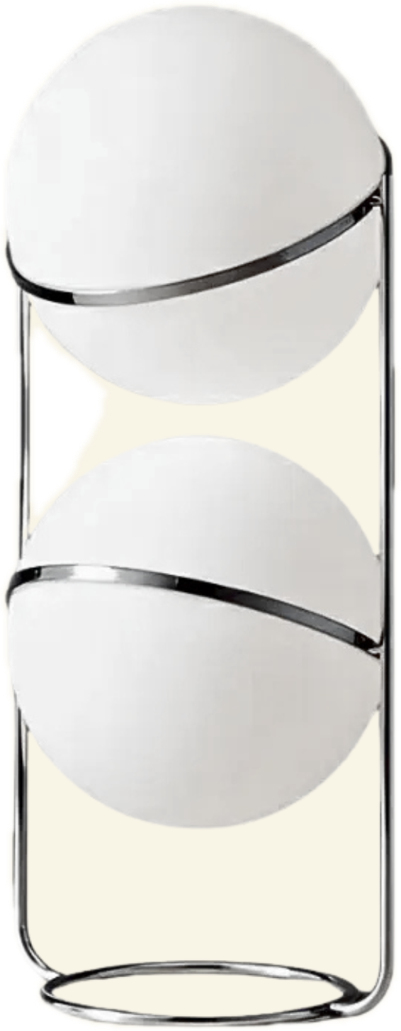 Zuru Low Double Globe Floor Lamp
